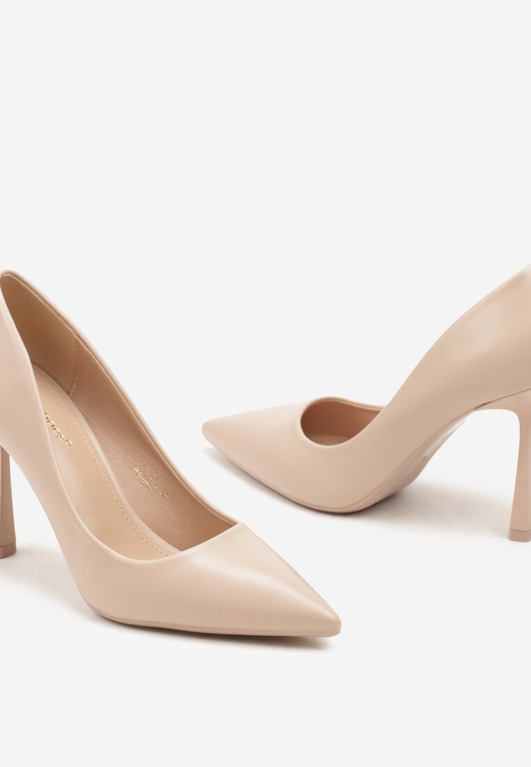 Pantofi stiletto Galadi Bej