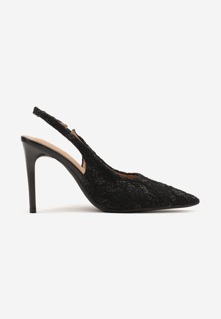 Pantofi stiletto Sanariel Negri