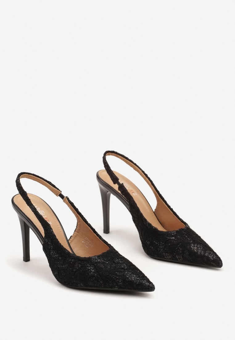 Pantofi stiletto Sanariel Negri
