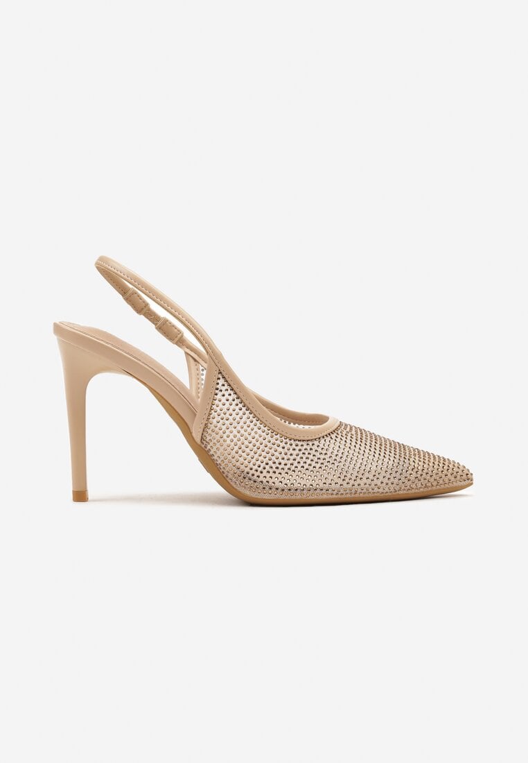 Pantofi stiletto Sanaraia Bej