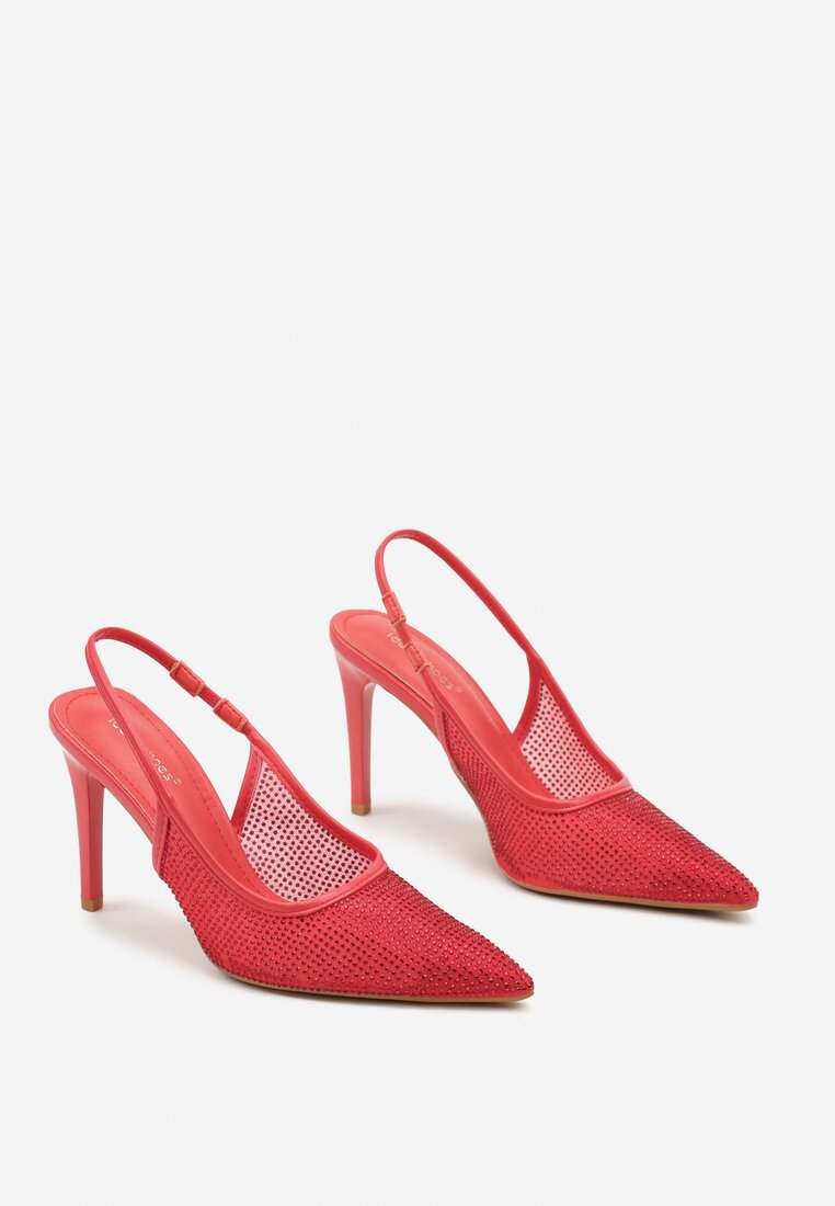Pantofi stiletto Sanaraia Roșii