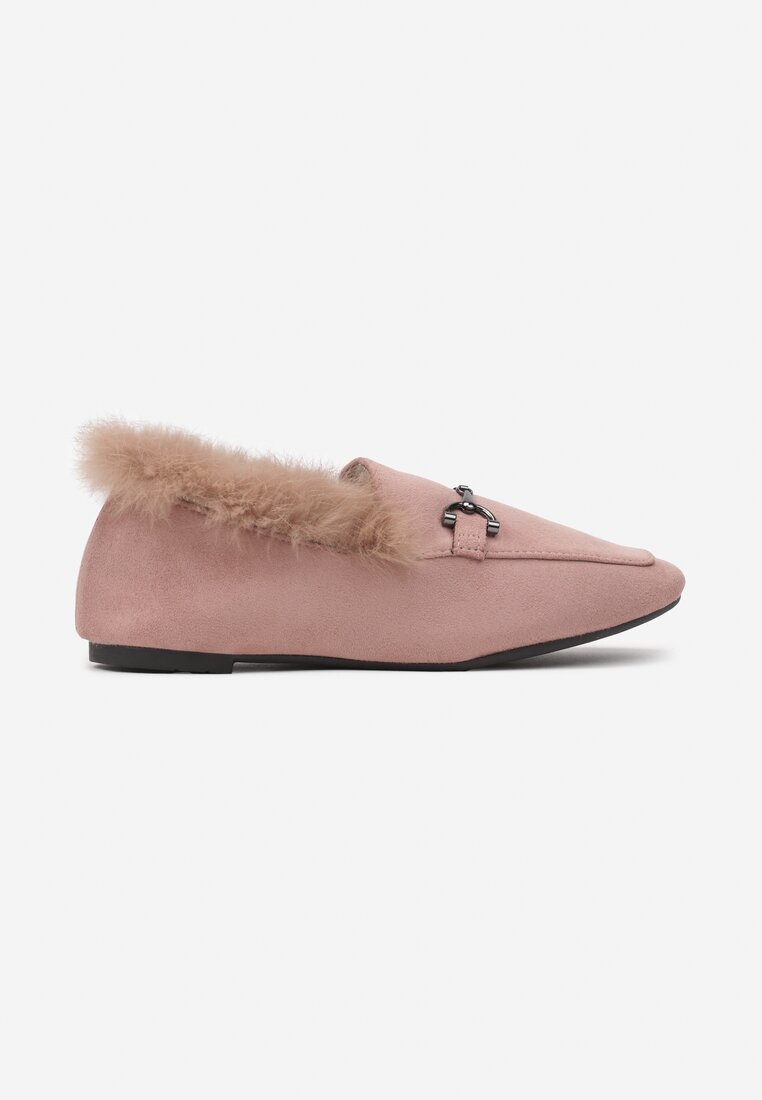 Mocasini Sanindra Roz deschis