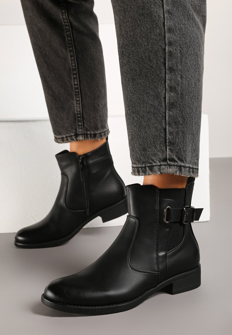 Botine Delarae Negre