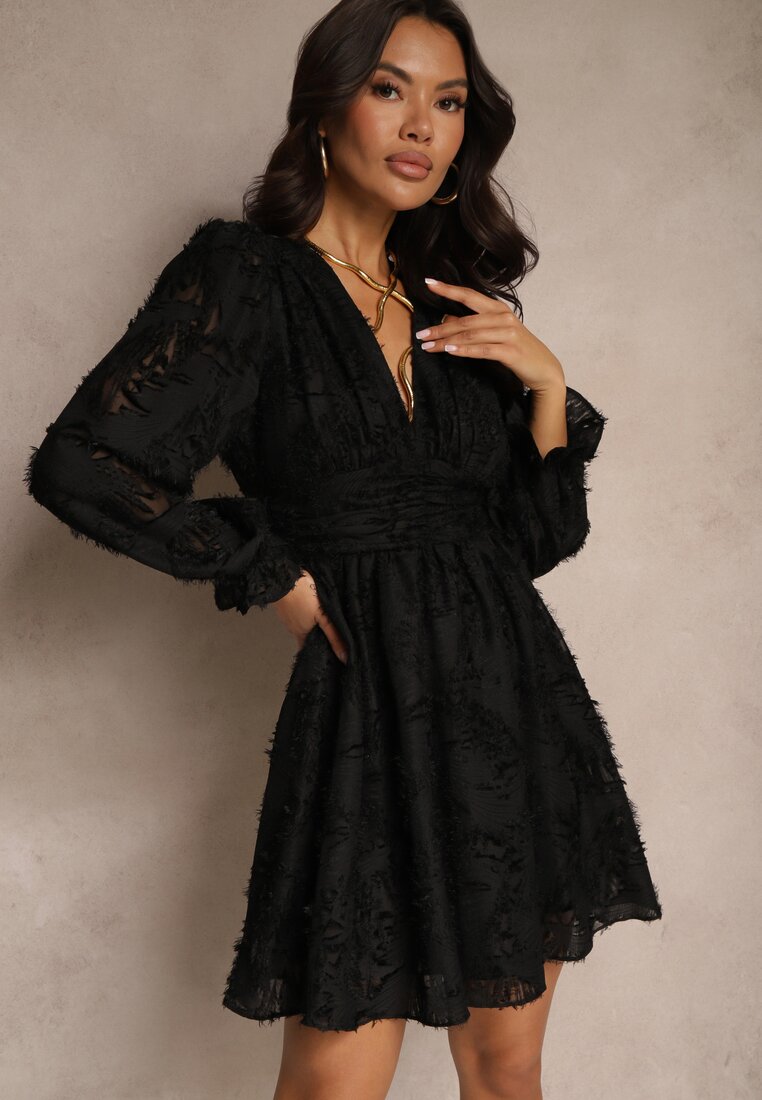 Rochie Semialora Neagră
