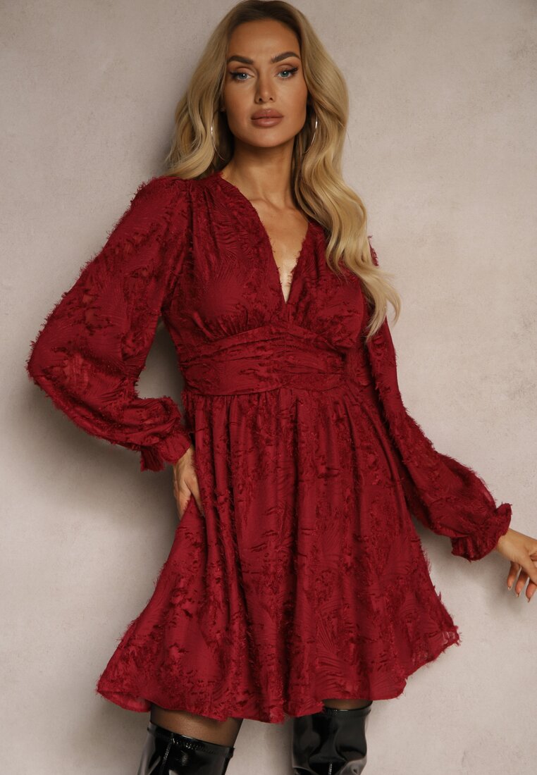 Rochie Semialora Bordo