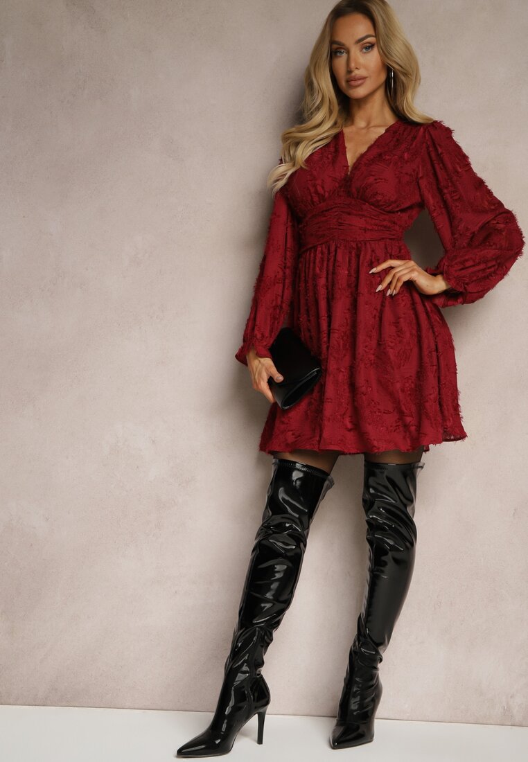 Rochie Semialora Bordo