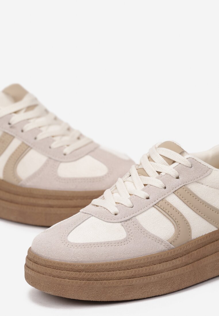 Sneakers Bej închis