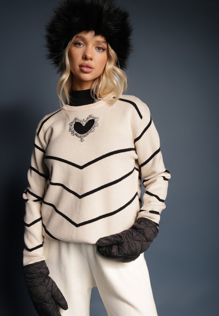 Pulover Temireli Bej deschis