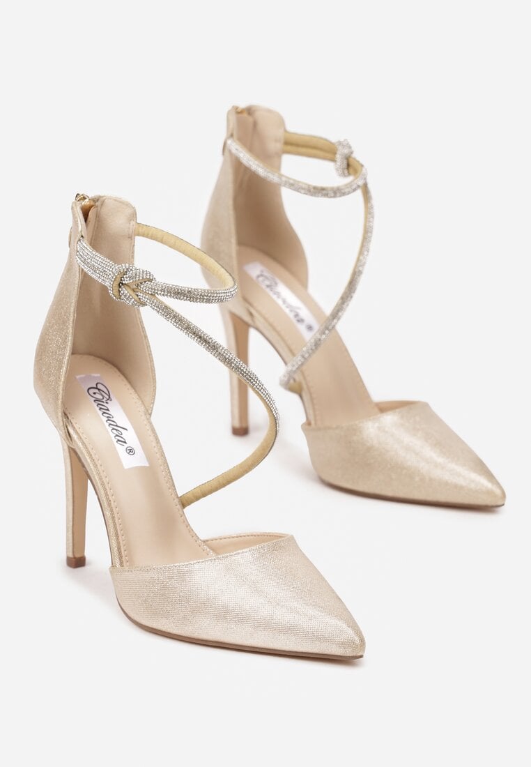 Pantofi stiletto Alennia Aurii