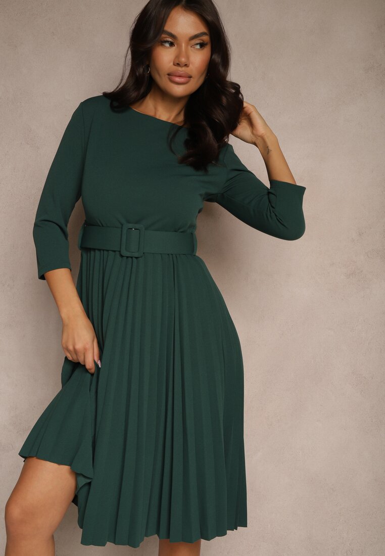 Rochie Annathiel Verde închis