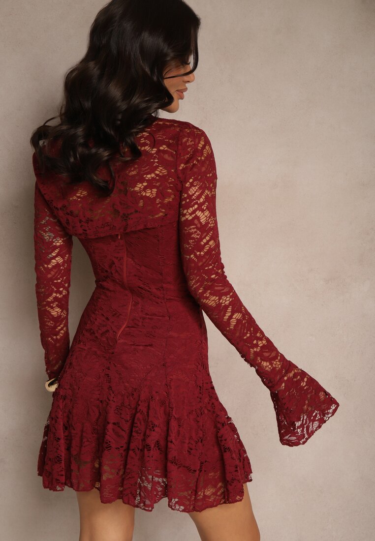 Rochie Nelfedi Bordo