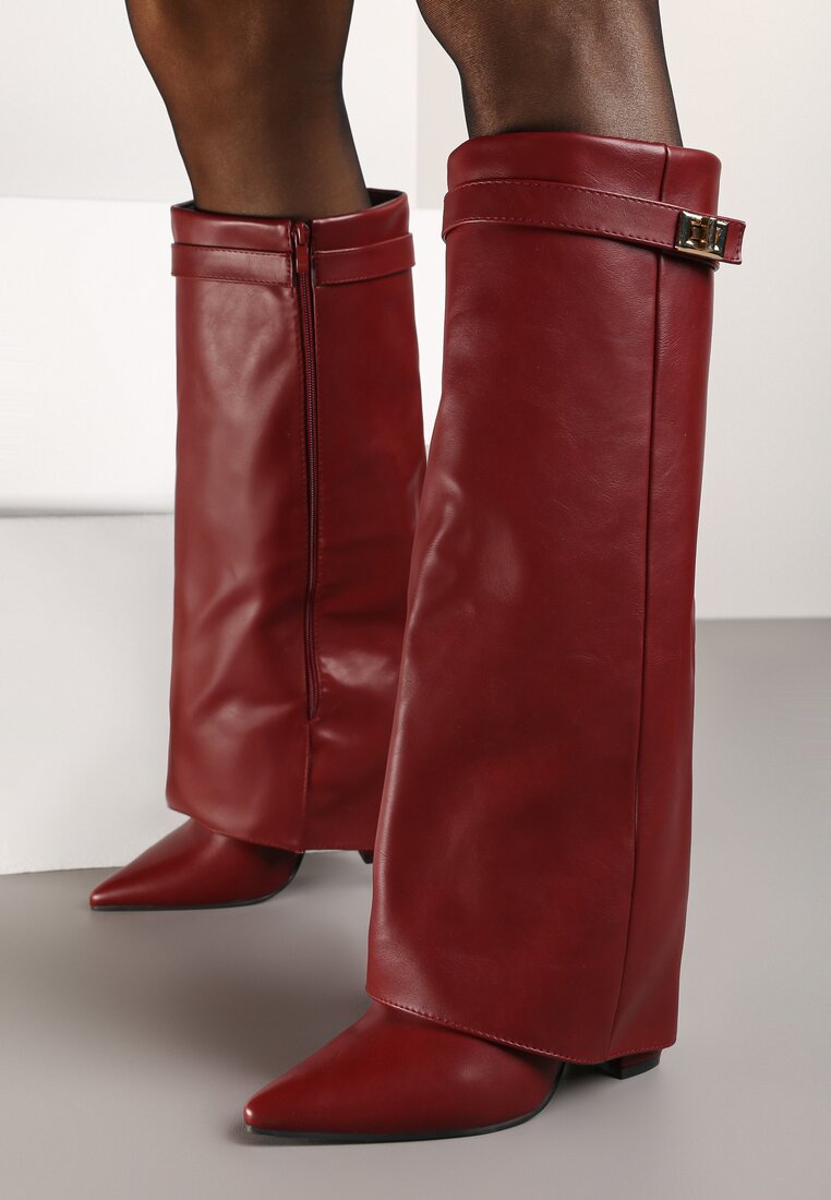 Cizme Nartani Bordo