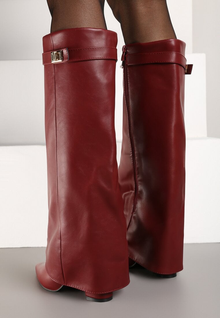 Cizme Nartani Bordo