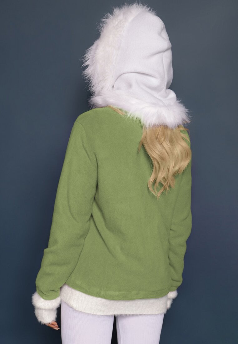 Zielony Casualowy Polar Dannira