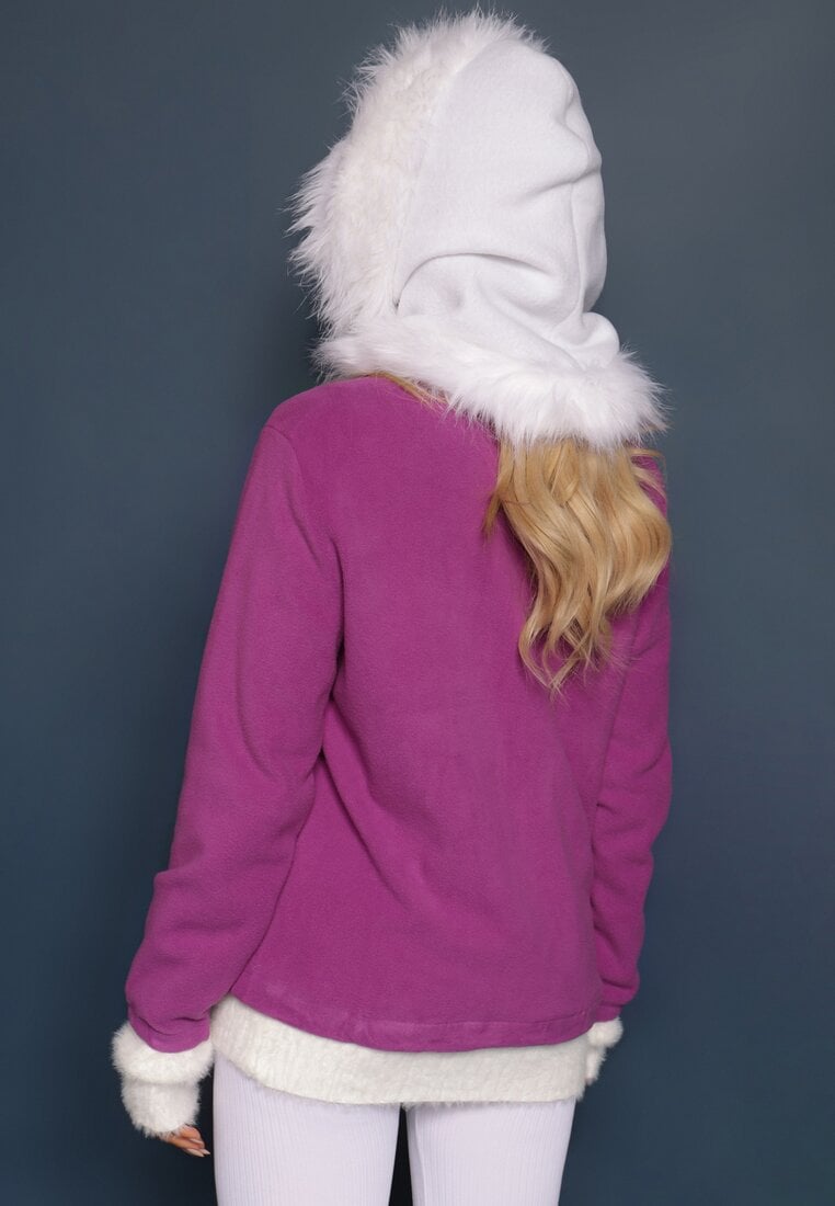 Fioletowy Casualowy Polar Dannira