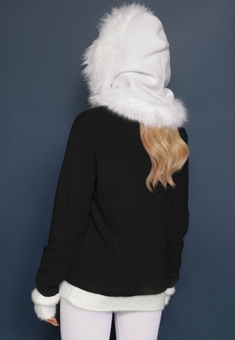Czarny Casualowy Polar Dannira