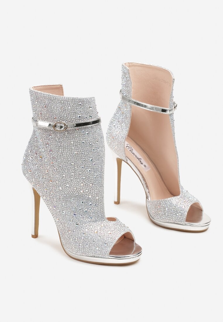 Botine Selamin Argintii