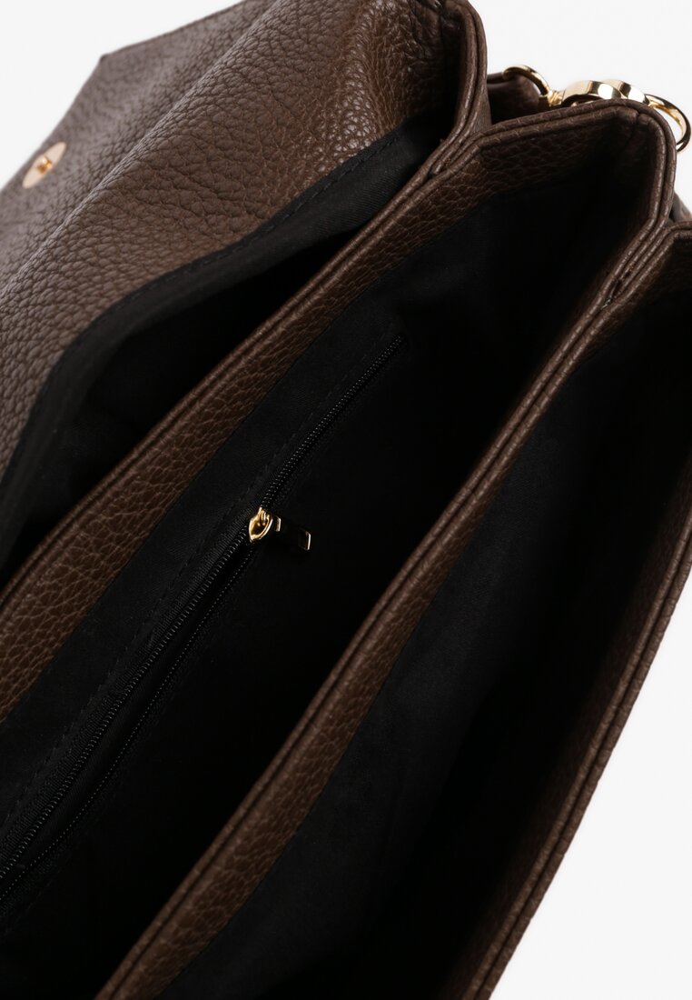 Brązowa Torebka na Ramię z Dodatkowym Długim Paskiem Selathra