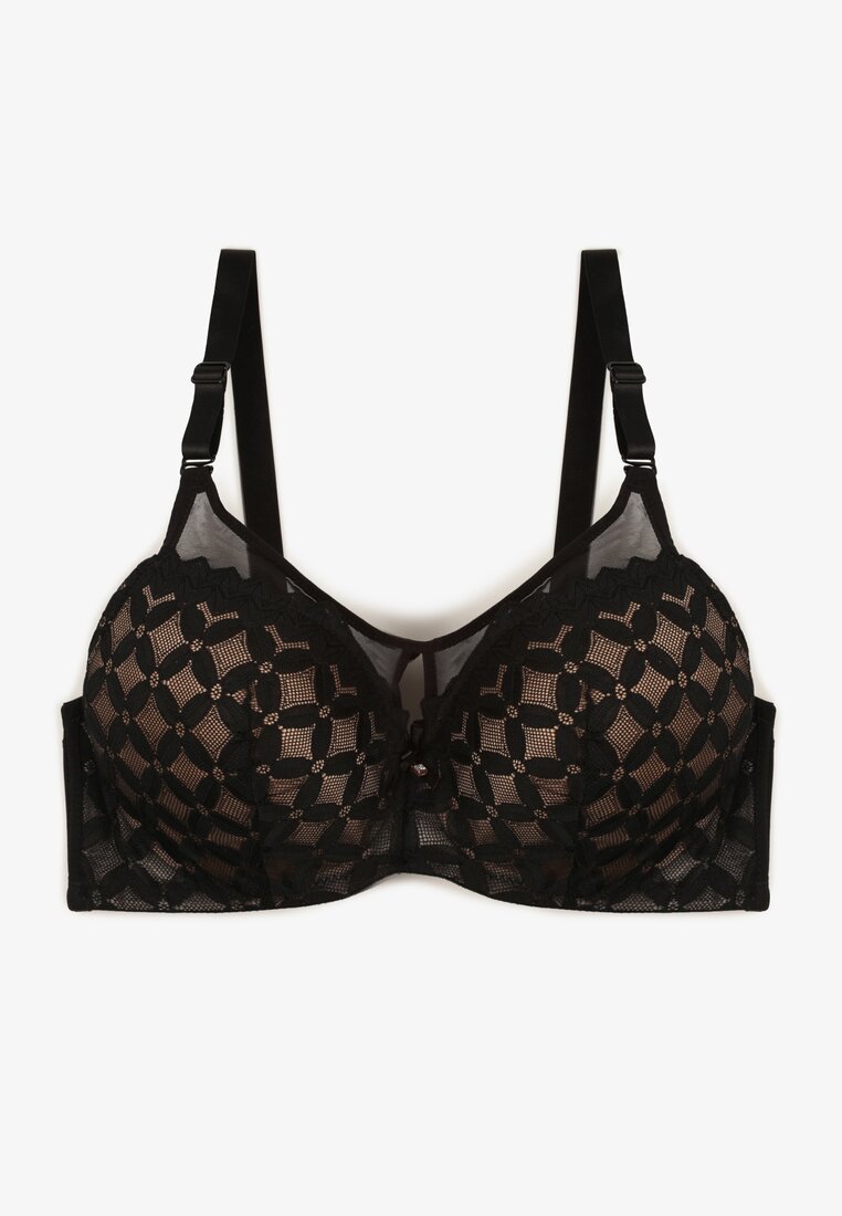 Sutien Negru cu bej