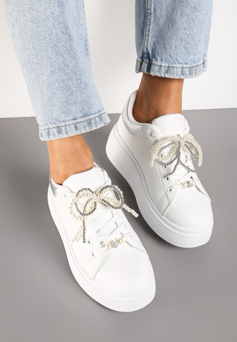 Sneakers Selavia Argintii