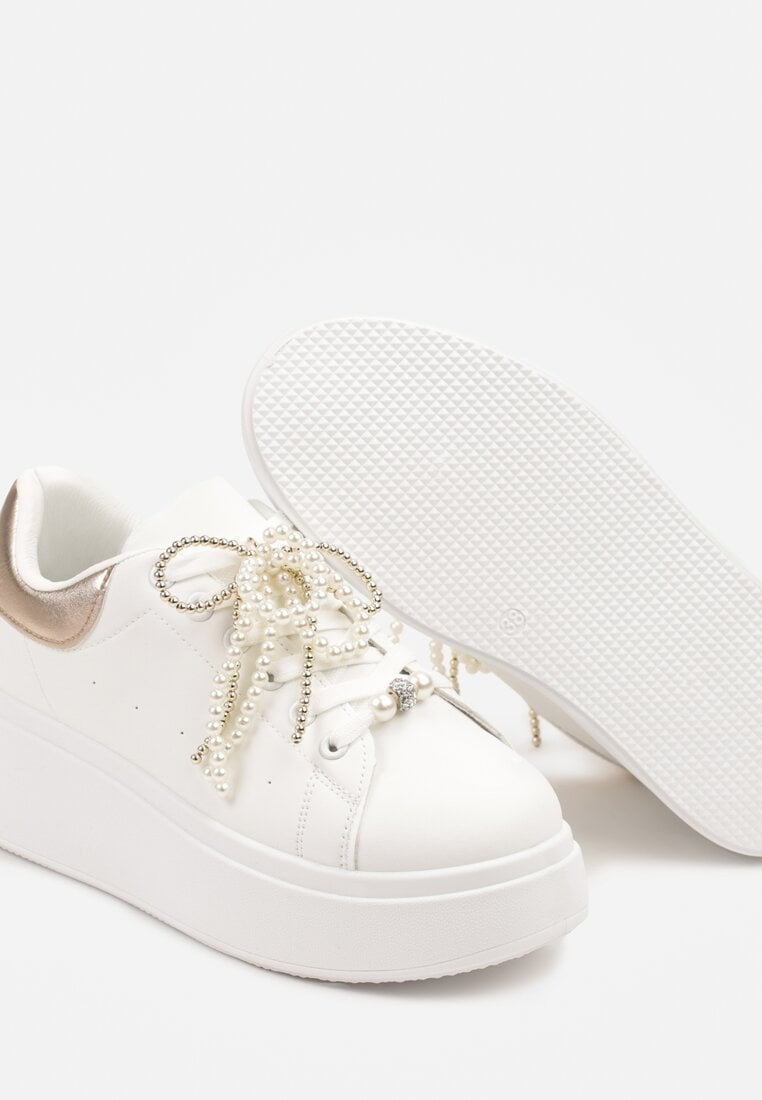 Sneakers Selavia Culoarea șampaniei