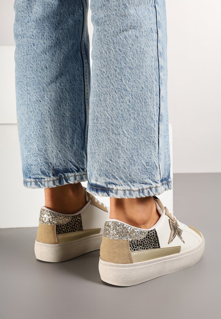 Sneakers Felaven Bej închis