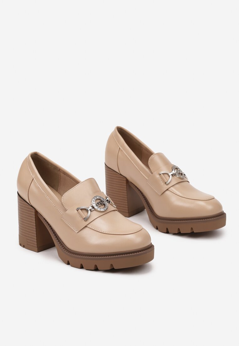 Pantofi casual Felindria Bej închis