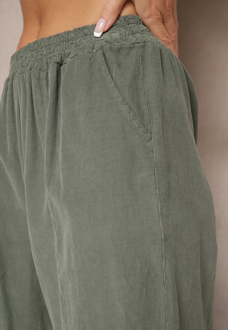 Pantaloni Arivora Verde închis