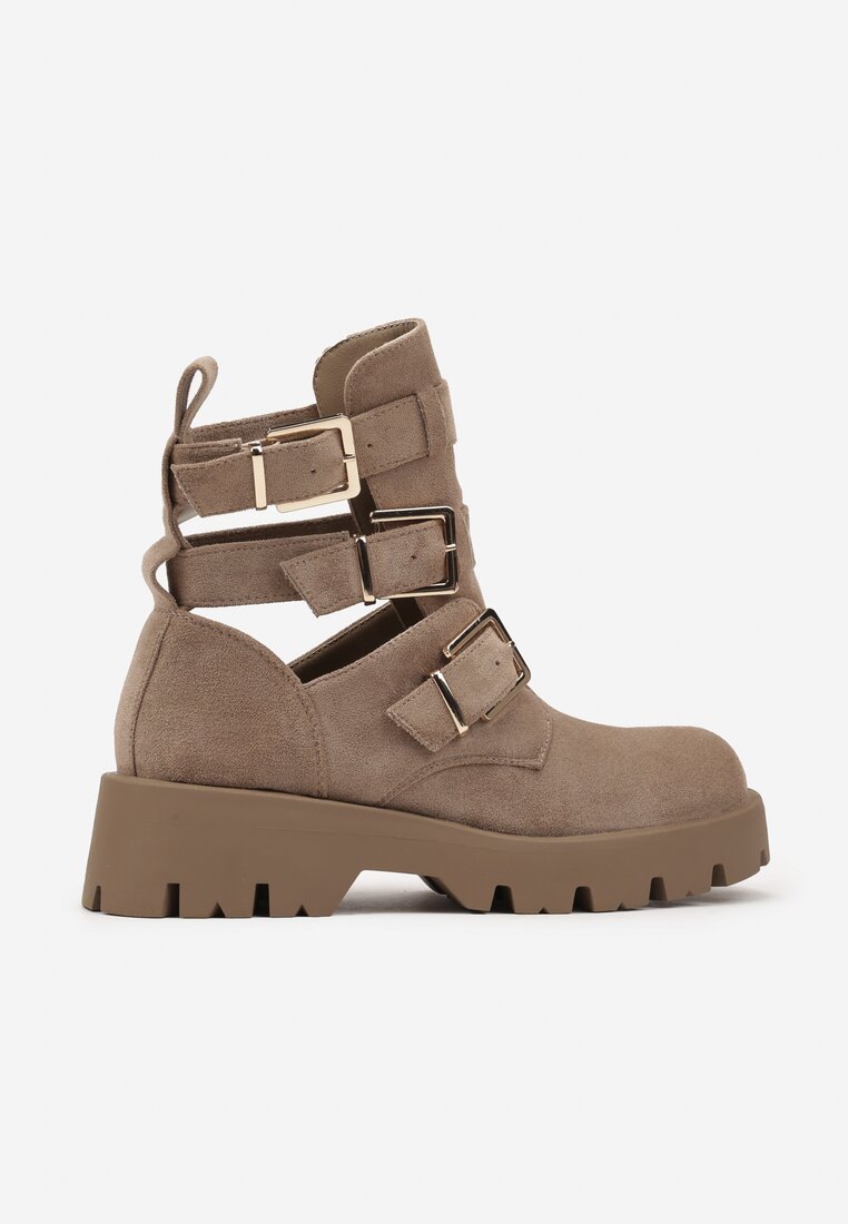Botine Galvila Bej închis