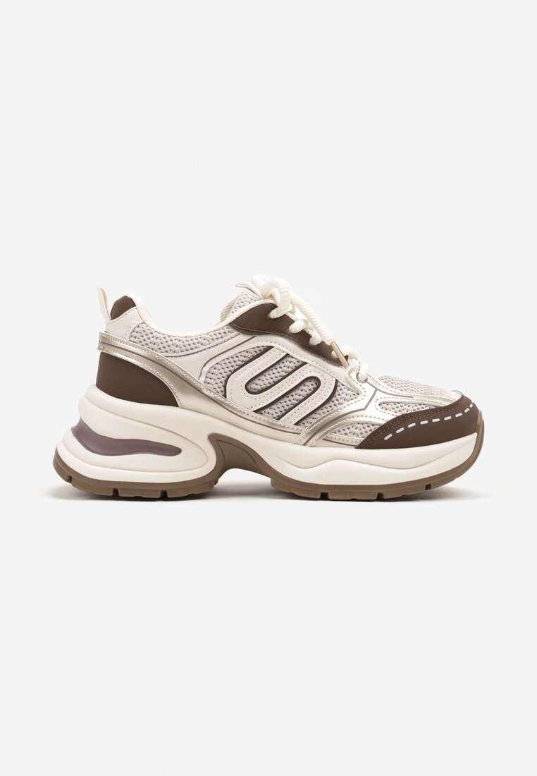 Sneakers Delothiel Bej închis