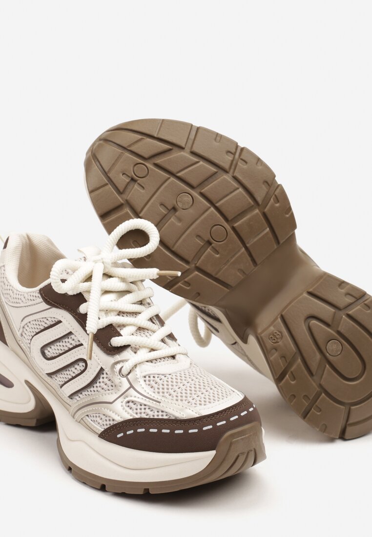 Sneakers Delothiel Bej închis