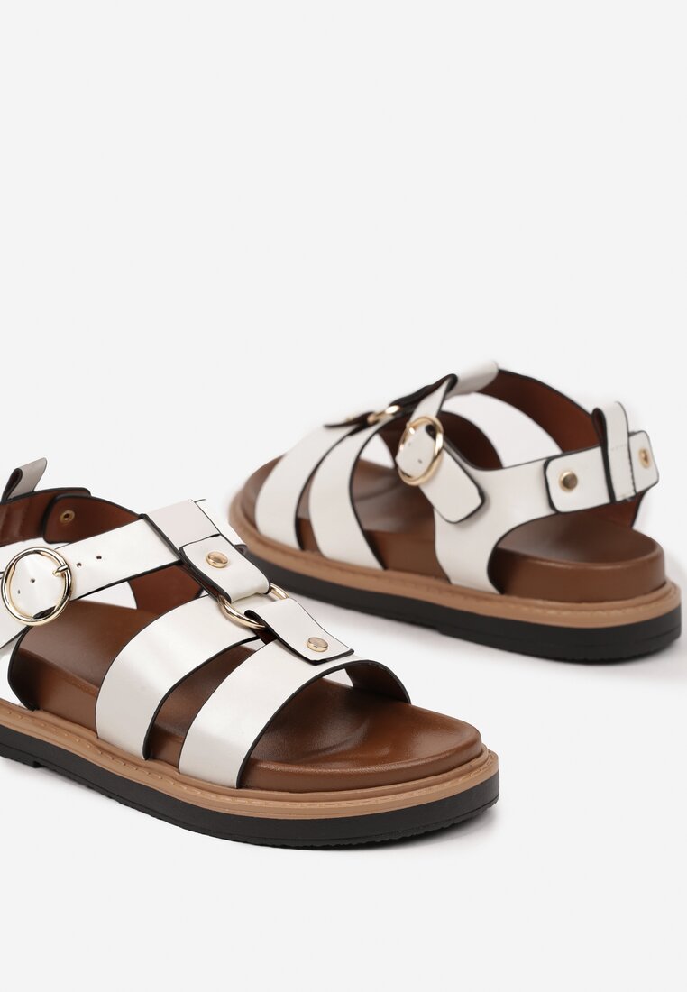 Sandale Deliniel Albe