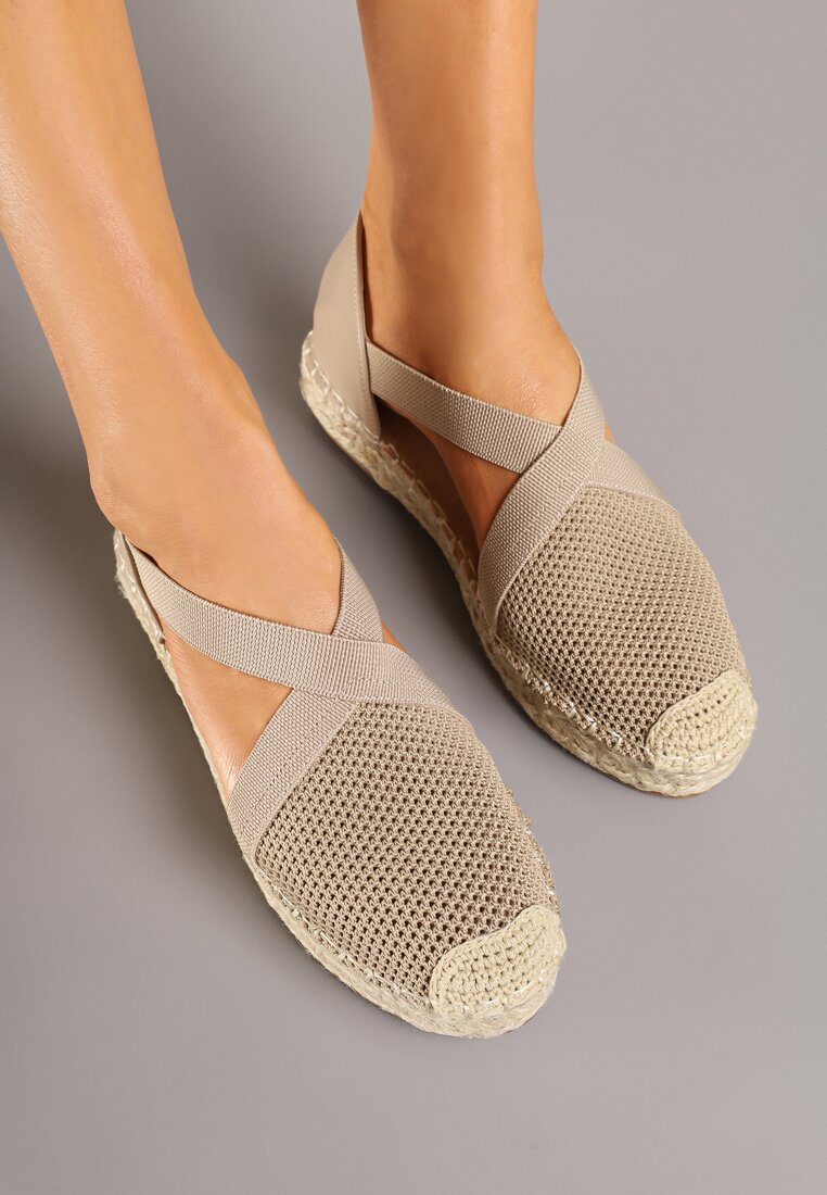 Espadrile Morithia Bej închis