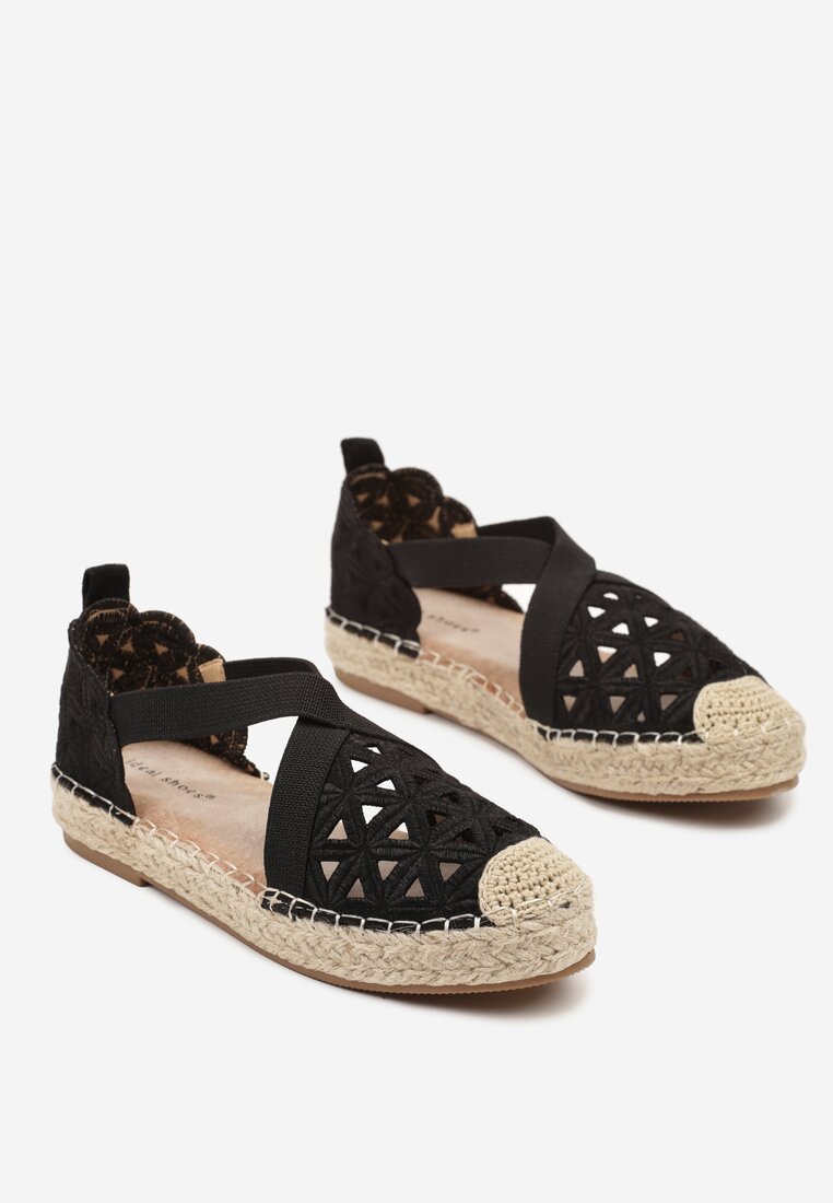 Espadrile Deothra Negre