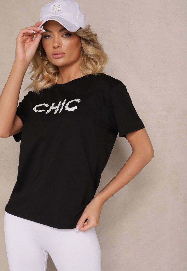 T-shirt Naloreth Negru