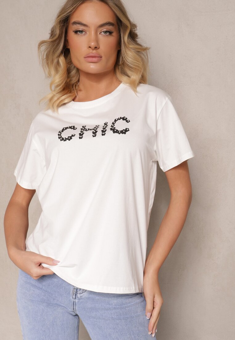 T-shirt Naloreth Alb