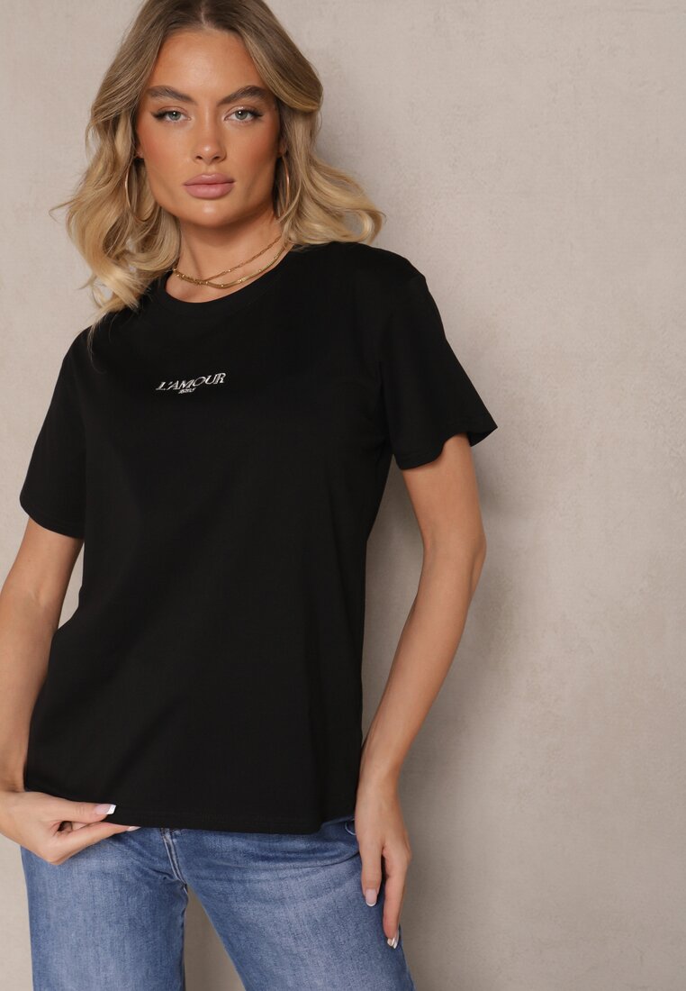 T-shirt Marivetha Negru