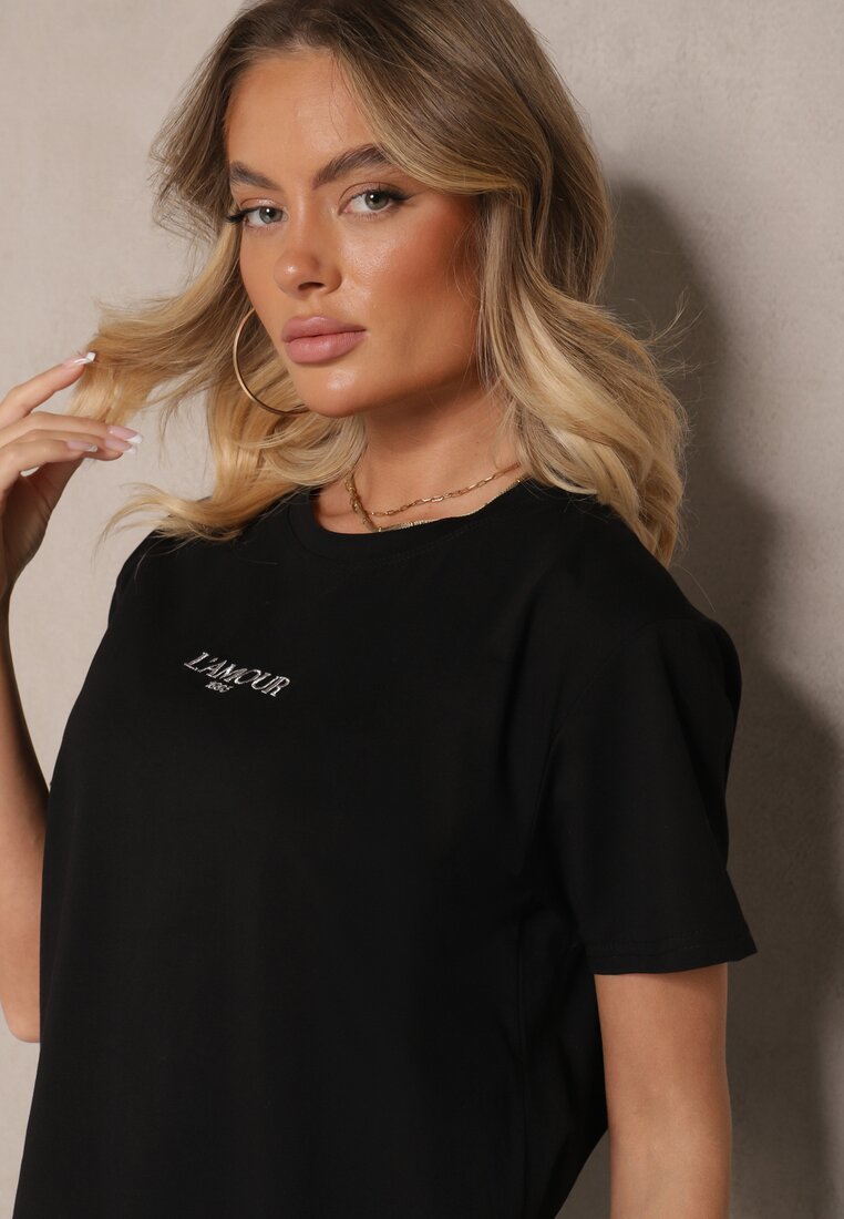 T-shirt Marivetha Negru