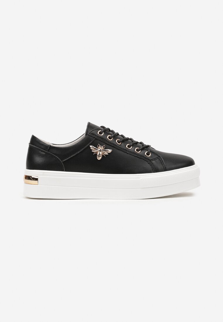 Sneakers Alb cu negru