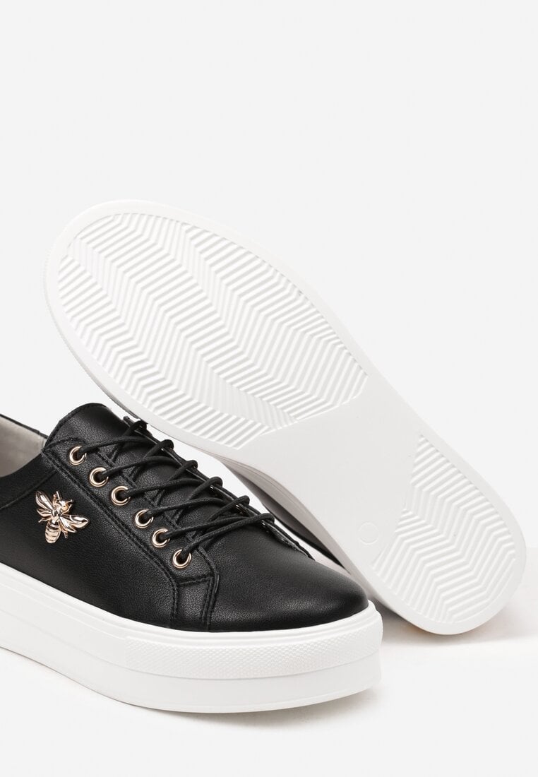 Sneakers Alb cu negru