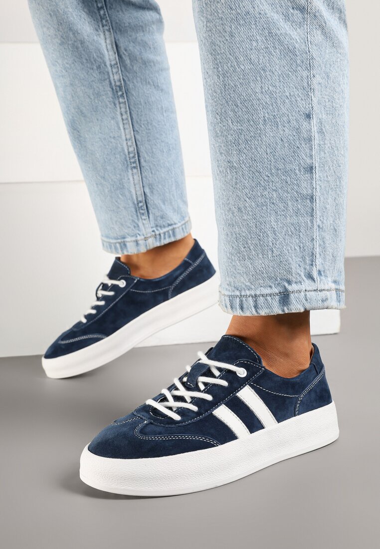 Sneakers Eleadria Bleumarin
