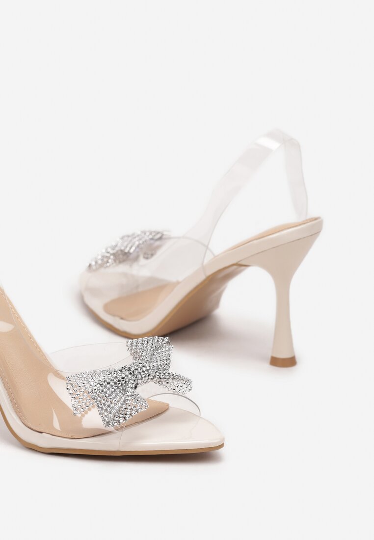 Pantofi stiletto Hanwen Bej