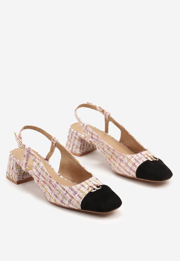 Pantofi cu toc Dorirena Roz