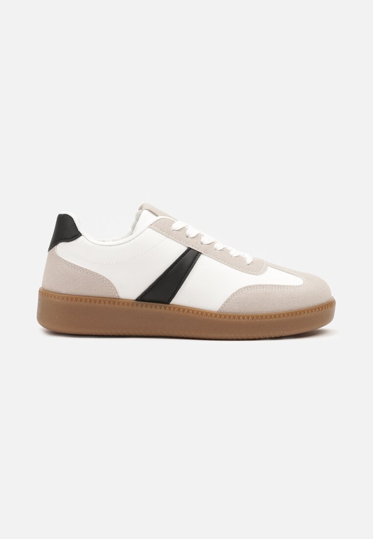 Sneakers Hanivra Alb cu negru
