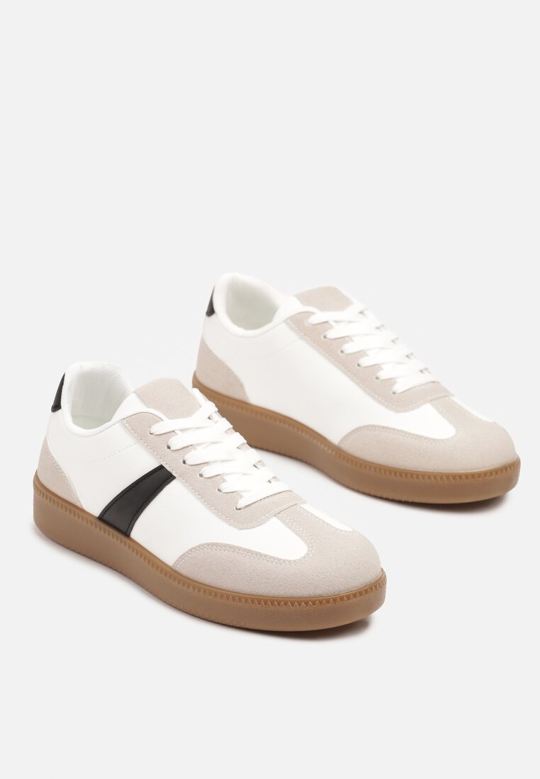 Sneakers Hanivra Alb cu negru