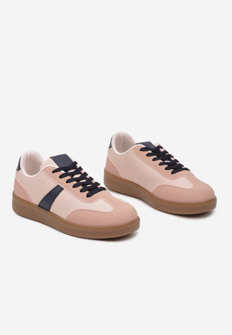 Sneakers Hanivra Roz cu bleumarin