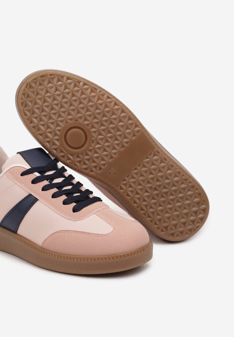 Sneakers Hanivra Roz cu bleumarin