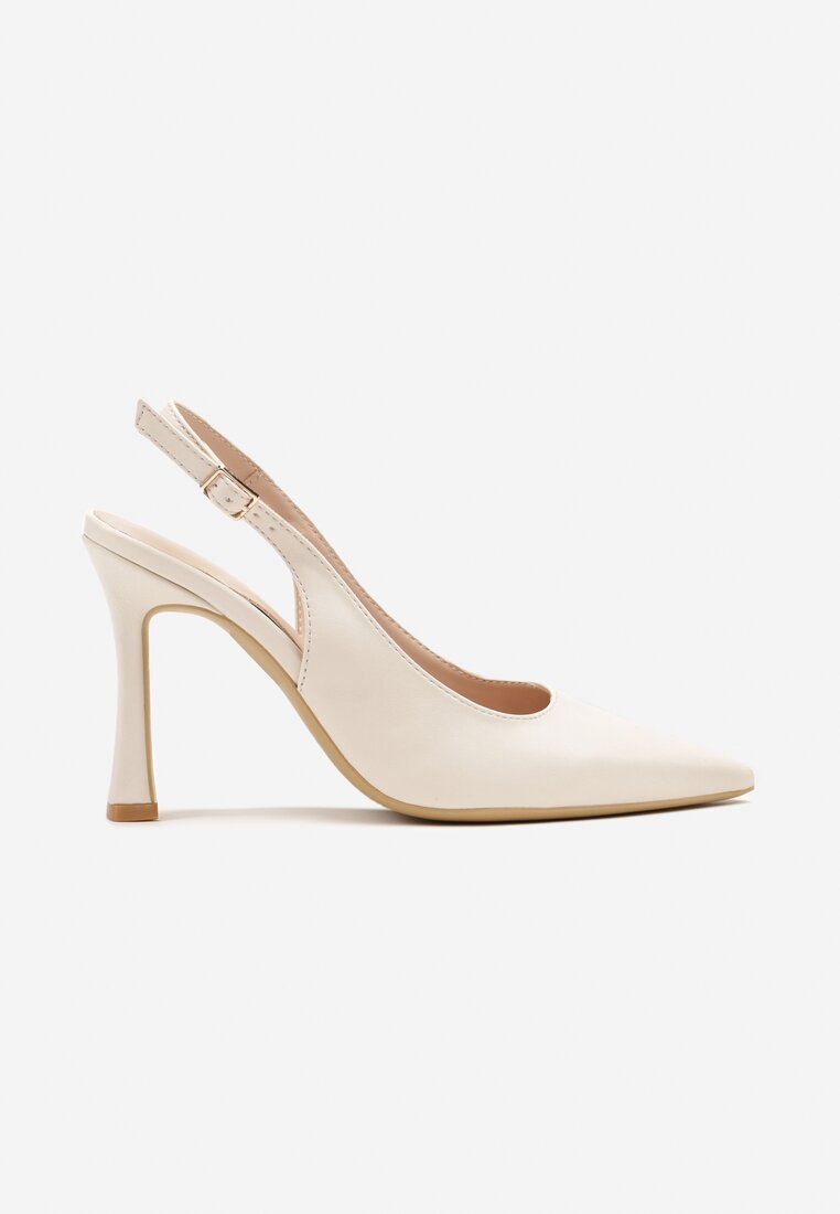 Pantofi stiletto Dolandra Bej