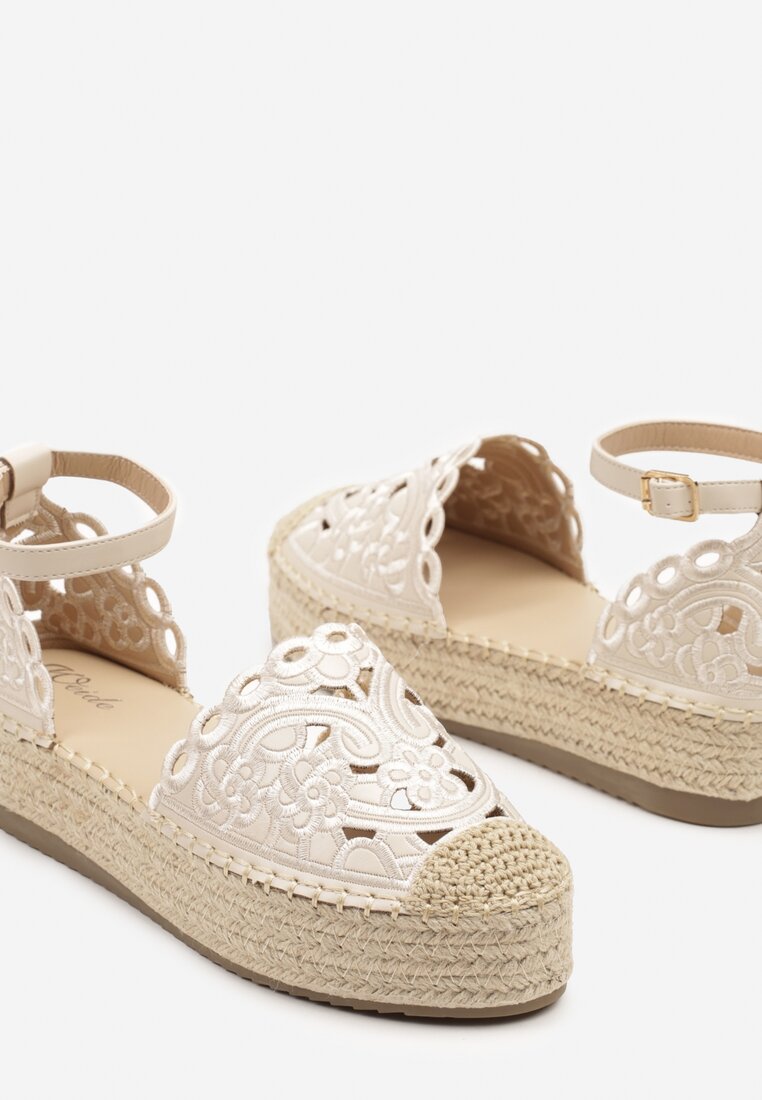 Espadrile Eleanil Bej