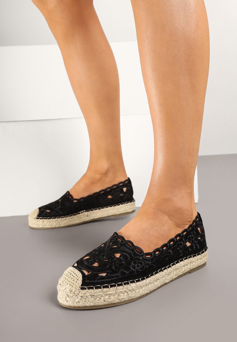 Espadrile Elearwen Negre